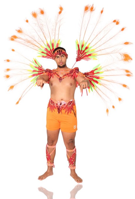 Male with backpack no background
