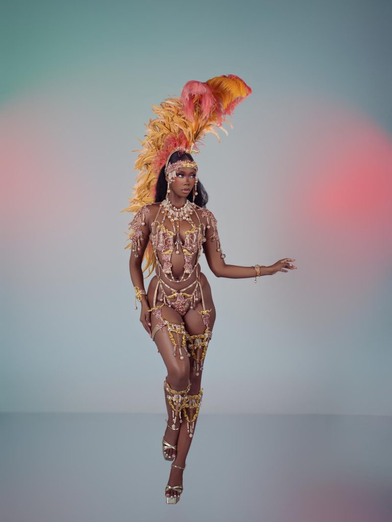 MARÉ Wire Bra and Panty with Large Luxury Headpiece-1401x1867